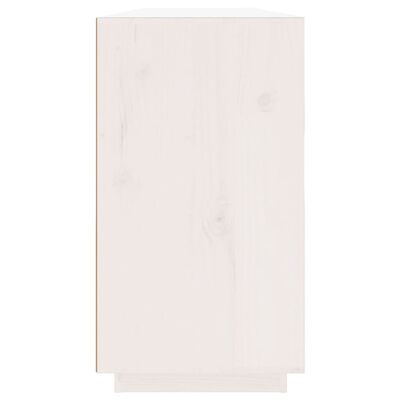 vidaXL Komoda bijela 100 x 40 x 75 cm od masivne borovine