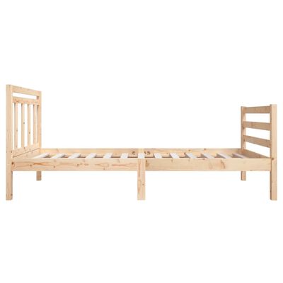 vidaXL Okvir za krevet 90 x 190 cm jednokrevetni od masivnog drva