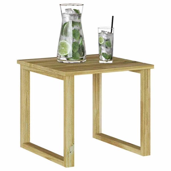 vidaXL stol Prirodna 40 x 40 x 36 cm Impregnirana borovina