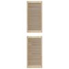 vidaXL Ormarna vrata s vratima 4 pcs Prirodna 140.5 x 2 x 59.5 cm