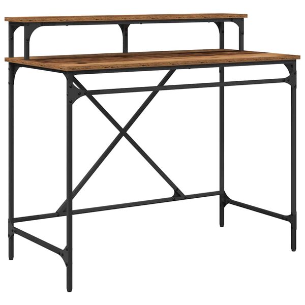 vidaXL Stol Staro drvo 100 x 50 x 90 cm Konstruirano drvo