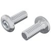 vidaXL Vijak s plastičnom glavom 2 pcs Srebrno M6 x 15 mm Čelik