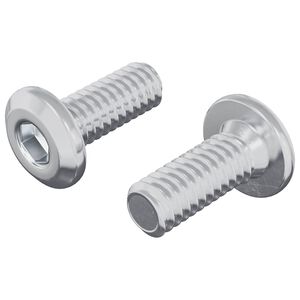 vidaXL Vijak s plastičnom glavom 2 pcs Srebrno M6 x 15 mm Čelik