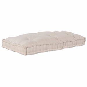vidaXL Jastučić za paletni kauč Krem 120 x 80 x 12 cm Tkanina