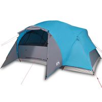 vidaXL Šator za kampiranje za 8 osoba plavi 360x430x195 cm taft 190T