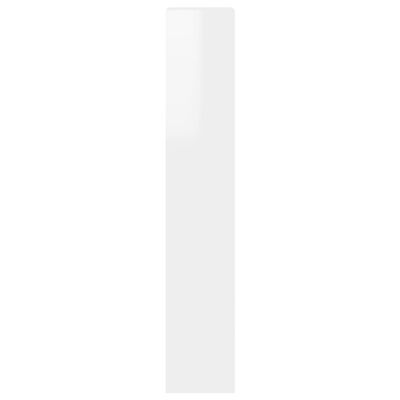vidaXL Ormarić za knjige / sobna pregrada sjajni bijeli 40x30x166 cm