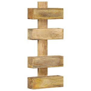 vidaXL Zidni stalak za časopise 30 x 11 x 72 cm od masivnog drva manga