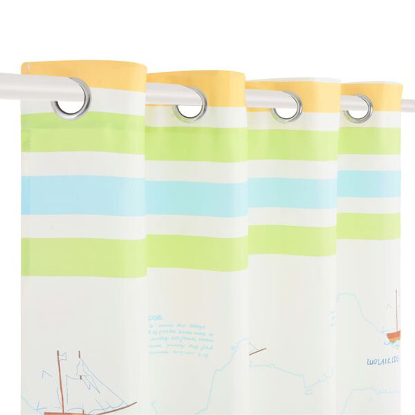 vidaXL Dječje zavjese za zamračivanje s uzorkom 2 kom 140 x 240 cm