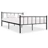 vidaXL Okvir za krevet crni metalni 180 x 200 cm