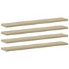 vidaXL Police za knjige 8 kom boja hrasta sonome 60x10x1,5 cm iverica
