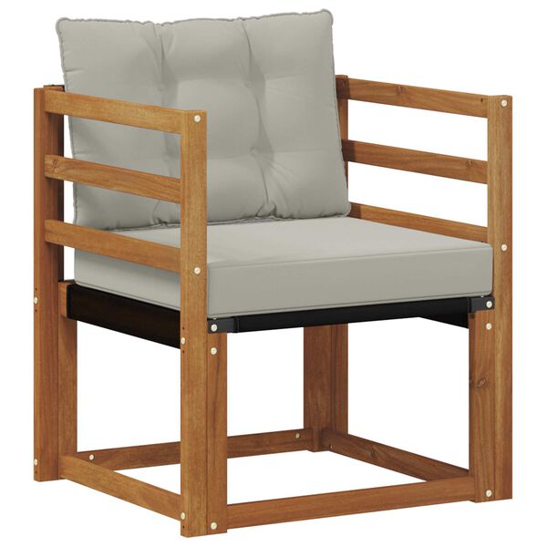 vidaXL Set vanjskih sofa Čvrsto drvo akacije i Textilene