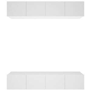 vidaXL TV ormarići 4 kom bijeli 80 x 30 x 30 cm od konstruiranog drva