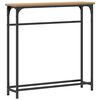 vidaXL Konzolna stolica Umjetnički hrast 75 x 19,5 x 75 cm