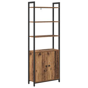vidaXL Ormarić za knjige 6 razina 60 x 24 x 161 cm Konstruirano drvo