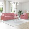 vidaXL Sofa 2 pcs Ružičasta 228 x 78 x 80 cm Bar&scaron;un