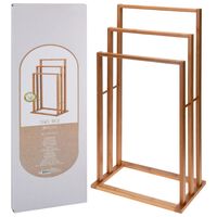 Bathroom Solutions stalak za ručnike s 3 prečke od bambusa