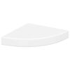 vidaXL Plutajuća kutna polica bijela 25 x 25 x 3,8 cm MDF
