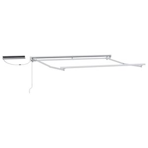 vidaXL Električni sklopivi okvir tende Bijeli 2,5 x 2 m Čelik