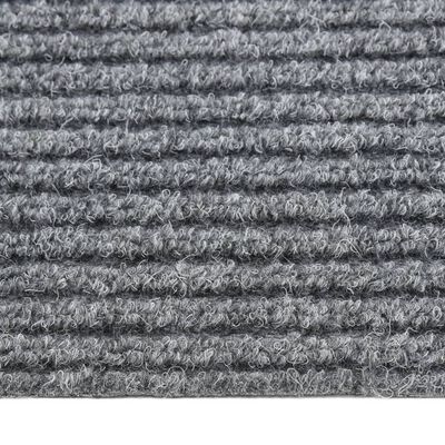 vidaXL Dugi tepih za hvatanje nečistoće 100 x 450 cm sivi