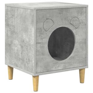 vidaXL Mačja Kuća Beton 42,5 x 40 x 53 cm Konstruirano drvo