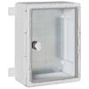 vidaXL Upravljački ormar Siva 32 x 13 x 33 cm ABS plastika