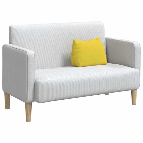 vidaXL Jastuk za leđa Svijetlo žuta 45 x 20 x 35 cm tkanina