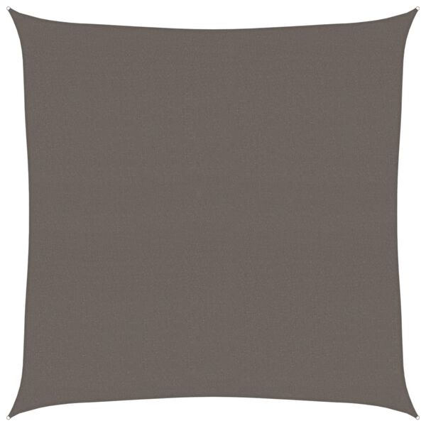 vidaXL Jedro za zaštitu od sunca 160 g/m² antracit 4 x 4 m HDPE