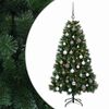 vidaXL Umjetno božićno drvce s kuglicom 120 cm 150 LED lampica