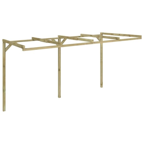 vidaXL Potporna pergola 2 x 4 x 2,2 m drvena