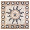 vidaXL Mozaik pločice uzorak cvijeta &Scaron;areni 120 x 120 cm Mramor