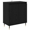 vidaXL Kreveta Crni hrast 60 x 35 x 70 cm Konstruirano drvo