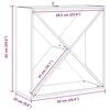 vidaXL Stalak za vino 4 pcs Bijelo 62 x 25 x 62 cm Čvrsto borovo drvo