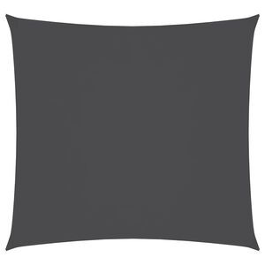 42302 vidaXL Sunshade Sail Oxford Fabric Square 3,6x3,6 m Anthracite