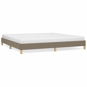 vidaXL Okvir za krevet bez madraca smeđesivi 200x200 cm od tkanine