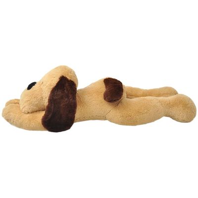 vidaXL Plišana igračka pas smeđi 80 cm