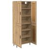 vidaXL Highboard 2 pcs Umjetnički hrast 69,5 x 34 x 180 cm