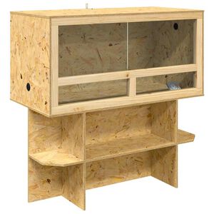 vidaXL Terarij Smeđa 100 x 50 x 100 cm OSB