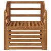 vidaXL Set vanjskih sofa Prirodna 67 x 63 x 73 cm Čvrsto drvo akacije