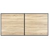 vidaXL Blagovaonski stol boja hrasta 160 x 80 x 75 cm MDF