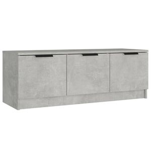vidaXL TV ormarić boja betona 102x35x36,5 cm od konstruiranog drva