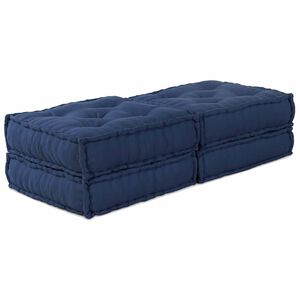 vidaXL Modularna sofa 2 kom. Tkanina Indigo 140 x 70 x 36 cm