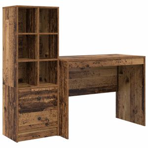 vidaXL Stol Staro drvo 145.5 x 50 x 127 cm 2 kom.