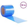 vidaXL Zavjesa za vrata plava 200 mm x 1,6 mm 50 m PVC
