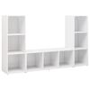 vidaXL | TV ormar | 3 pcs 37 x 35 x 107.5 cm