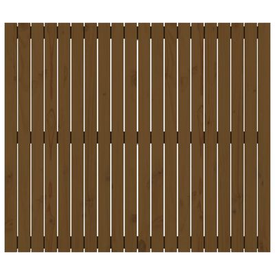 vidaXL Uzglavlje za krevet boja meda 127,5x3x110 cm masivna borovina