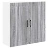 vidaXL Ormar za Zid LUCCA Siva sonoma 80 x 31 x 80 cm