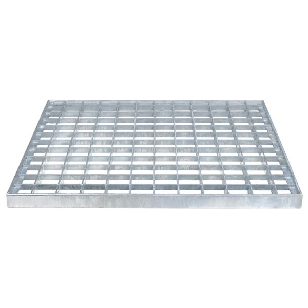 vidaXL Re&scaron;etka Srebrno 40 x 40 x 2 cm Vruće pocinčani čelik