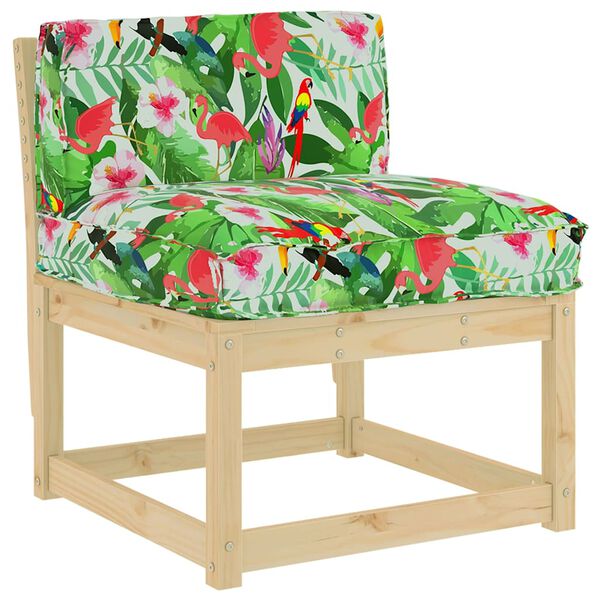 vidaXL Jastuk Cvjetni &Scaron;areni 80 x 40 x 12 cm Oxford tkanina