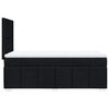 vidaXL Box spring krevet s madracem crni 80 x 200 cm od tkanine