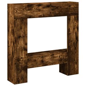 vidaXL Okvir za kamin boja hrasta 81x18x82 cm od konstruiranog drva